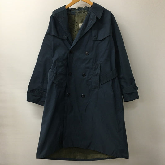 【中古品】【メンズ】 ITALIAN ARMY イタリア軍 60's NYLON TRENCH COAT VINTAGE 60年代 ナイロン トレンチコート アウター ヴィンテージ 145-241221-kk-12-tei サイズ：L カラー：ネイビー 万代Net店