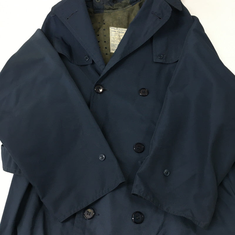 【中古品】【メンズ】  ITALIAN ARMY イタリア軍 60's NYLON TRENCH COAT VINTAGE 60年代 ナイロン トレンチコート アウター ヴィンテージ 145-241221-kk-12-tei サイズ：L カラー：ネイビー 万代Net店