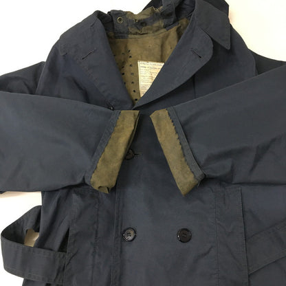 【中古品】【メンズ】  ITALIAN ARMY イタリア軍 60's NYLON TRENCH COAT VINTAGE 60年代 ナイロン トレンチコート アウター ヴィンテージ 145-241221-kk-12-tei サイズ：L カラー：ネイビー 万代Net店