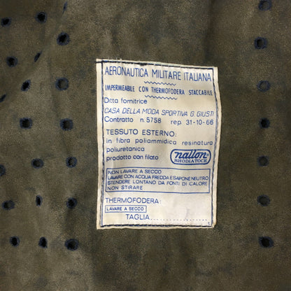 【中古品】【メンズ】  ITALIAN ARMY イタリア軍 60's NYLON TRENCH COAT VINTAGE 60年代 ナイロン トレンチコート アウター ヴィンテージ 145-241221-kk-12-tei サイズ：L カラー：ネイビー 万代Net店
