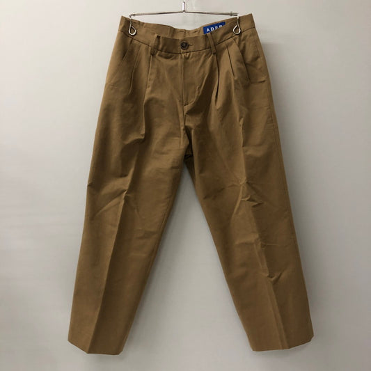 【中古品】【メンズ】  ADER ERROR アーダーエラー TUCK TROUSERS PANTS タック トラウザーズパンツ ボトムス 152-241219-kk-07-tei サイズ：3 カラー：ベージュ 万代Net店