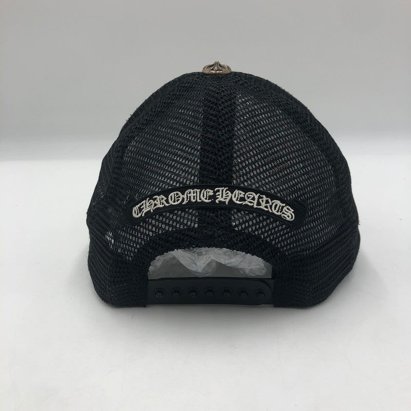【中古品】【メンズ】 CHROME HEARTS クロムハーツ EYE CHART TRUCKER HAT CH アイチャート トラッカー ハット メッシュ キャップ 帽子 190-250904-KS-02-tei サイズ：表記無し カラー：ブラック 万代Net店
