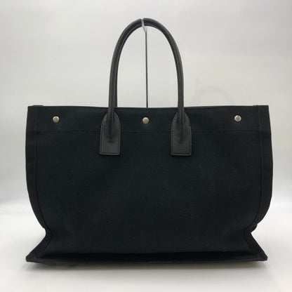 【中古品】【メンズ】 SAINT LAURENT サンローラン RIVE GAUCHE CANVAS TOTE BAG リヴゴーシュ キャンバス トートバッグ カバン 180-241228-kk-01-tei カラー：ブラック 万代Net店