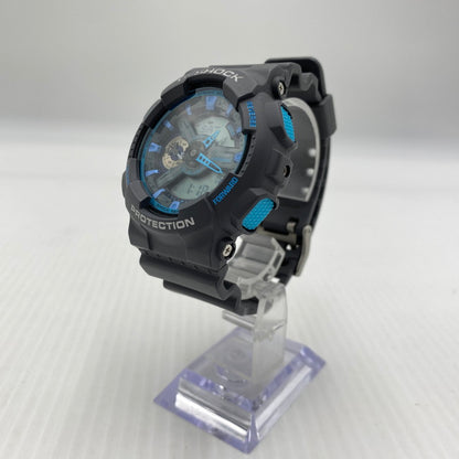 【中古品】【メンズ】 CASIO カシオ ANALOG-DIGITAL MODEL G-SHOCK GA-110TS-8A3JF アナログデジタル モデル ジーショック 腕時計 196-260808-yo-09-tei カラー：グレー/ブルー 万代Net店