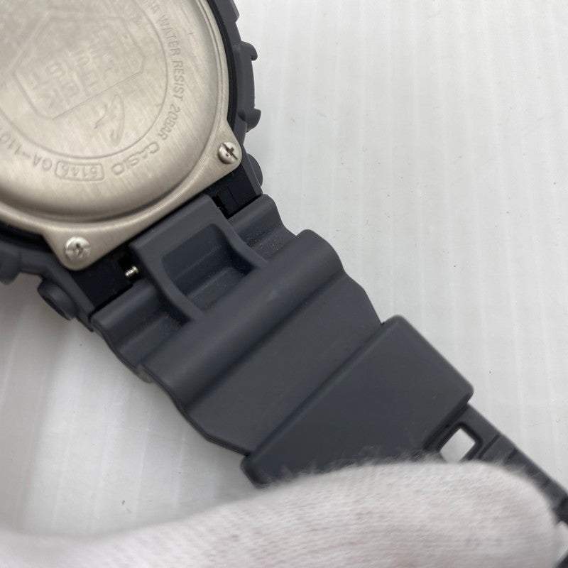 【中古品】【メンズ】 CASIO カシオ ANALOG-DIGITAL MODEL G-SHOCK GA-110TS-8A3JF アナログデジタル モデル ジーショック 腕時計 196-260808-yo-09-tei カラー：グレー/ブルー 万代Net店