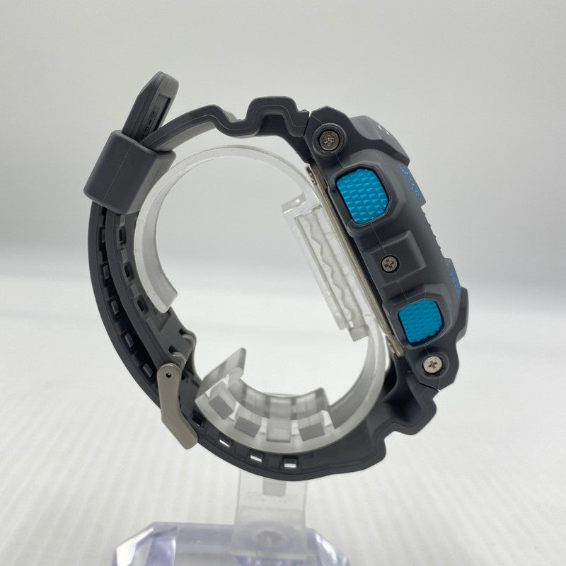 【中古品】【メンズ】 CASIO カシオ ANALOG-DIGITAL MODEL G-SHOCK GA-110TS-8A3JF アナログデジタル モデル ジーショック 腕時計 196-260808-yo-09-tei カラー：グレー/ブルー 万代Net店