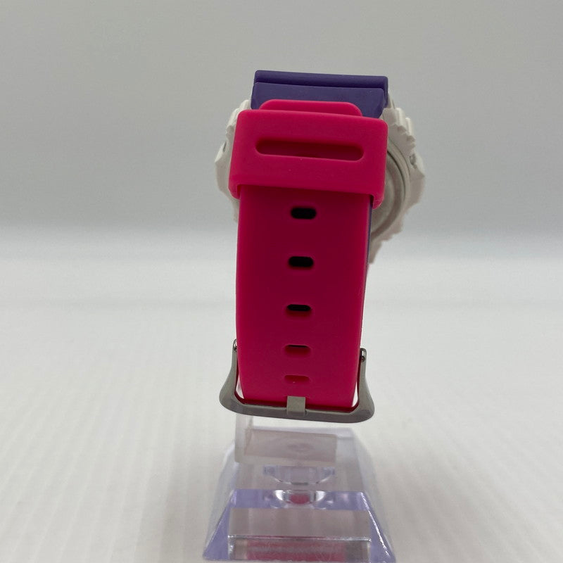 【中古品】【メンズ】 CASIO カシオ 5700SERIES BABY-G 25th ANNIVERSARY LOGO COLOR MODEL G-SHOCK DW-5700THB 5700シリーズ ベビージー 25周年ロゴカラー モデル ジーショック 腕時計 196-260808-yo-05-tei カラー：ホワイト/パープル/ピンク 万代Net店