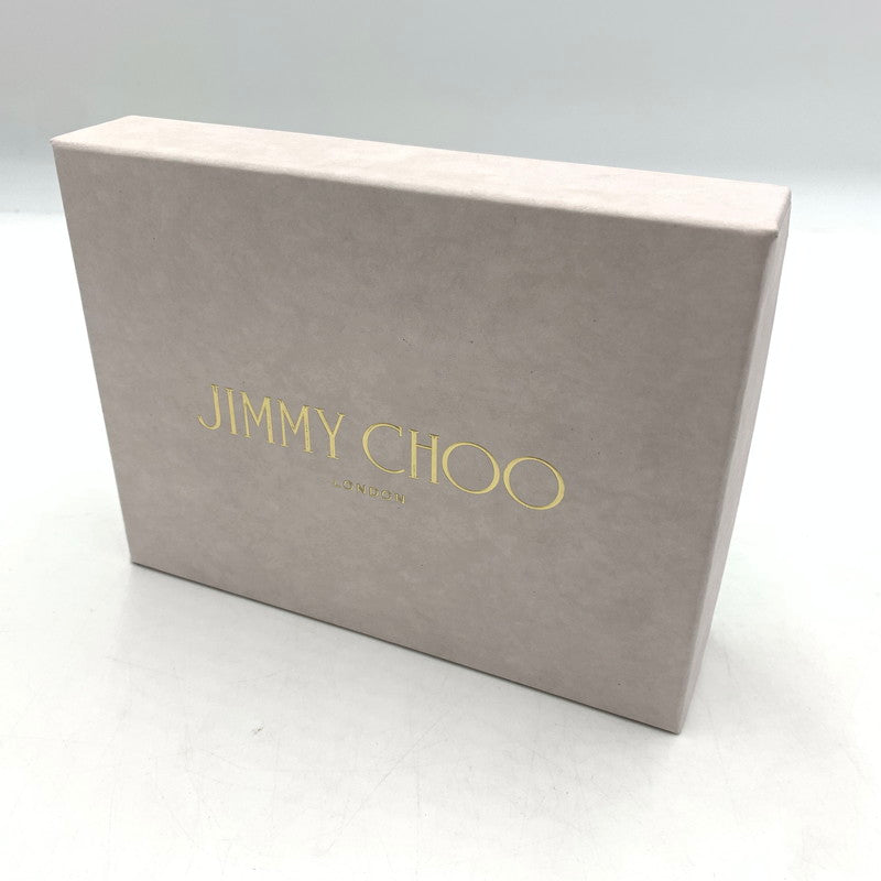 【中古品】【レディース】 JIMMY CHOO ジミーチュウ CASEY-Z U CARD CASE OAJ 241 キャシーゼット カードケース コインケース レザー 181-251204-ts-01-tei カラー：ブラック 万代Net店