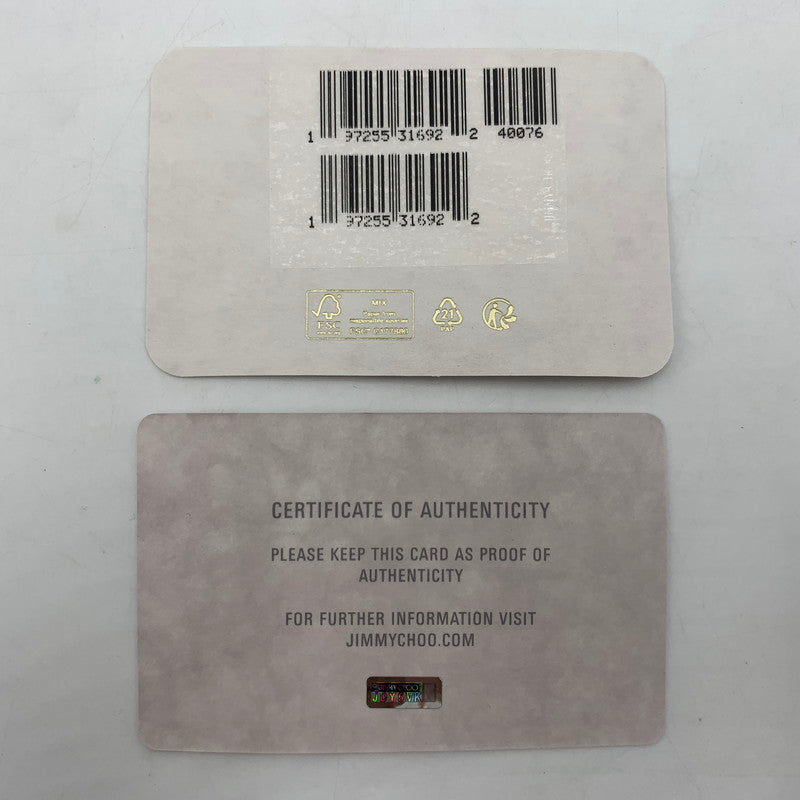 【中古品】【レディース】 JIMMY CHOO ジミーチュウ CASEY-Z U CARD CASE OAJ 241 キャシーゼット カードケース コインケース レザー 181-251204-ts-01-tei カラー：ブラック 万代Net店