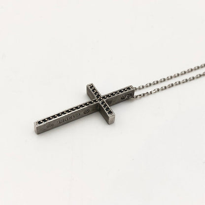 【中古品】【メンズ】  GARDEL ガーデル TWO ME CROSS NECKLACE トゥーミー クロス ネックレス アクセサリー 192-241228-kk-04-tei カラー：シルバー 万代Net店