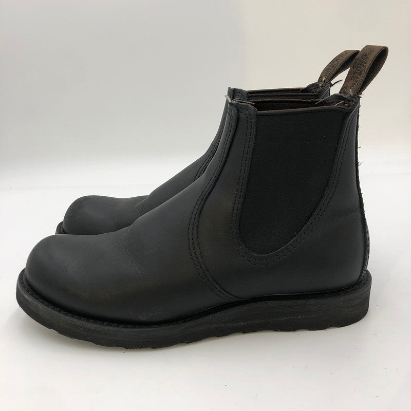 【中古品】【メンズ】 RED WING レッドウィング 3194 CLASSIC CHELSEA クラシックチェルシー サイドゴアブーツ 靴 164-250204-kk-22-tei カラー：ブラック 万代Net店