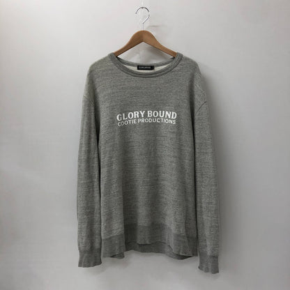【中古品】【メンズ】 GLORY BOUND LOGO PRINT SWEAT グローリーバウンド ロゴ プリントスウェット トップス トレーナー 142-250107-kk-04-tei サイズ：XL カラー：グレー 万代Net店