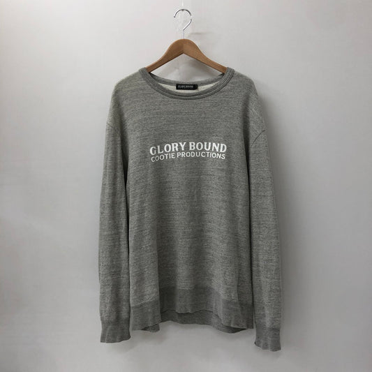 【中古品】【メンズ】 GLORY BOUND LOGO PRINT SWEAT グローリーバウンド ロゴ プリントスウェット トップス トレーナー 142-250107-kk-04-tei サイズ：XL カラー：グレー 万代Net店