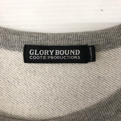 【中古品】【メンズ】 GLORY BOUND LOGO PRINT SWEAT グローリーバウンド ロゴ プリントスウェット トップス トレーナー 142-250107-kk-04-tei サイズ：XL カラー：グレー 万代Net店