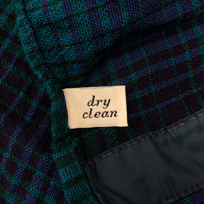【現状渡し品】【メンズ】 70’s WOOL WESTERN SHIRT VINTAGE 70年代 ウールウエスタンシャツ 長袖 トップス ヴィンテージ 145-241224-kk-10-tei サイズ：M カラー：ブルー/グリーン 万代Net店