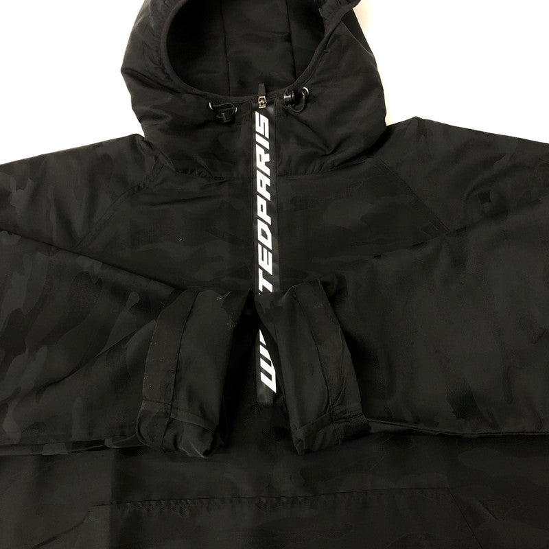 【中古品】【メンズ】 WESTED PARIS ウェイステッドパリス NYLON ANORAK JACKET ナイロン アノラックジャケット ライトアウター 142-241224-kk-07-tei サイズ：S カラー：ブラック 万代Net店