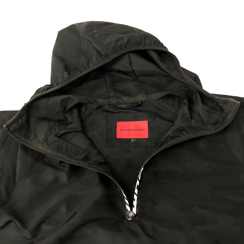 【中古品】【メンズ】 WESTED PARIS ウェイステッドパリス NYLON ANORAK JACKET ナイロン アノラックジャケット ライトアウター 142-241224-kk-07-tei サイズ：S カラー：ブラック 万代Net店