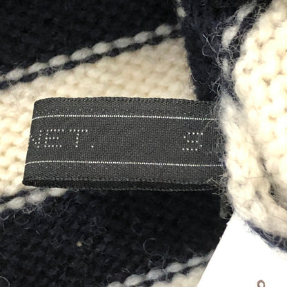 【中古品】【メンズ】 SOPHNET. ソフネット 17AW CABLE BORDER CREW NECK KNIT SOPH-178108 ケーブル ボーダー クルーネックニット トップス セーター 142-250426-kk-29-tei サイズ：S カラー：ネイビー 万代Net店