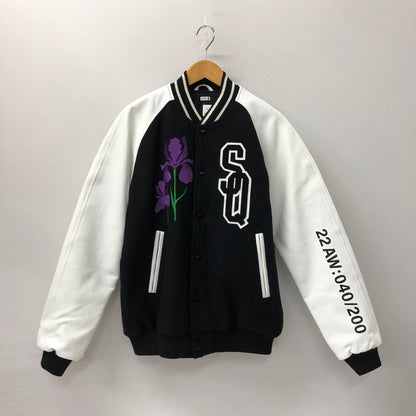 【中古美品】【メンズ】  SEQUEL シークエル 22AW VARSITY JACKET SQ-22AW-JK-06 バーシティージャケット アウター スタジャン 142-241224-kk-09-tei サイズ：M カラー：ブラック 万代Net店