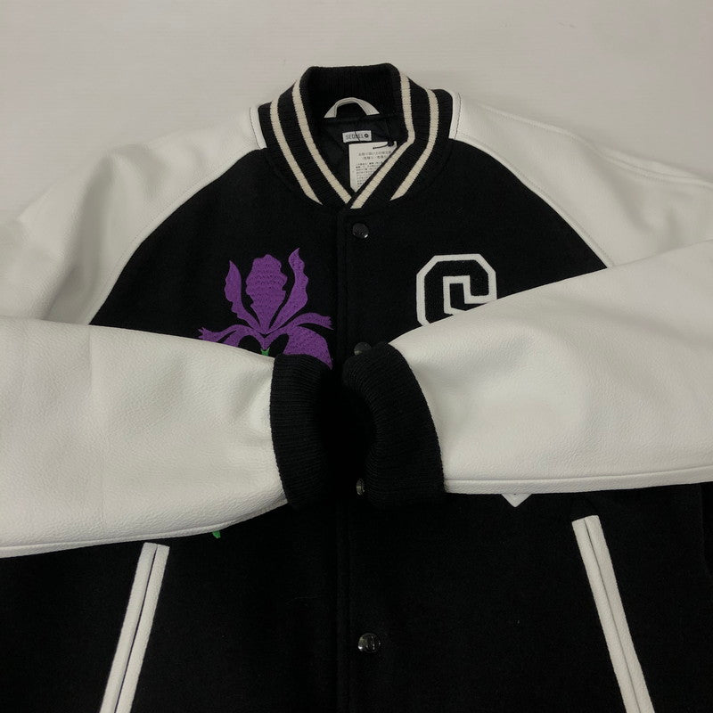 【中古美品】【メンズ】  SEQUEL シークエル 22AW VARSITY JACKET SQ-22AW-JK-06 バーシティージャケット アウター スタジャン 142-241224-kk-09-tei サイズ：M カラー：ブラック 万代Net店