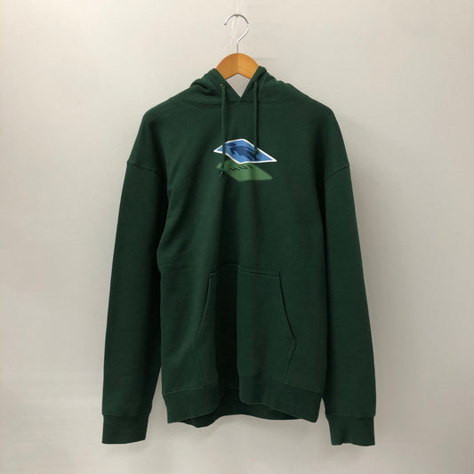 【中古品】【メンズ】 HUF ハフ × GIRL ガール 別注 コラボ SHADOW PULLOVER HOODIE PF00603 シャドー プルオーバーフーディー トップス パーカー 142-241226-yo-16-fuz サイズ：M カラー：フォレストグリーン 緑 万代Net店