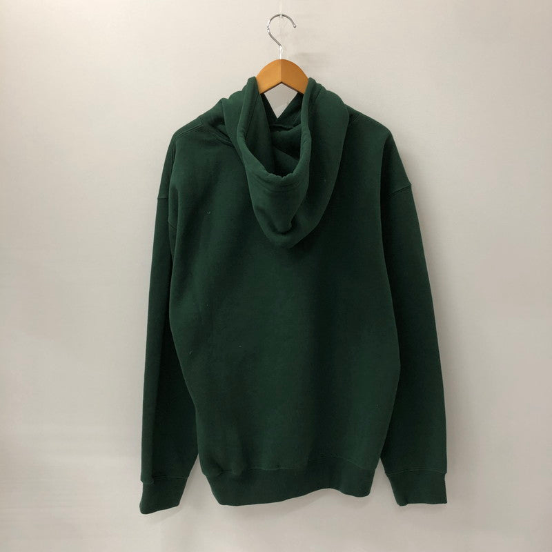 【中古品】【メンズ】 HUF ハフ × GIRL ガール 別注 コラボ SHADOW PULLOVER HOODIE PF00603 シャドー プルオーバーフーディー トップス パーカー 142-241226-yo-16-fuz サイズ：M カラー：フォレストグリーン 緑 万代Net店