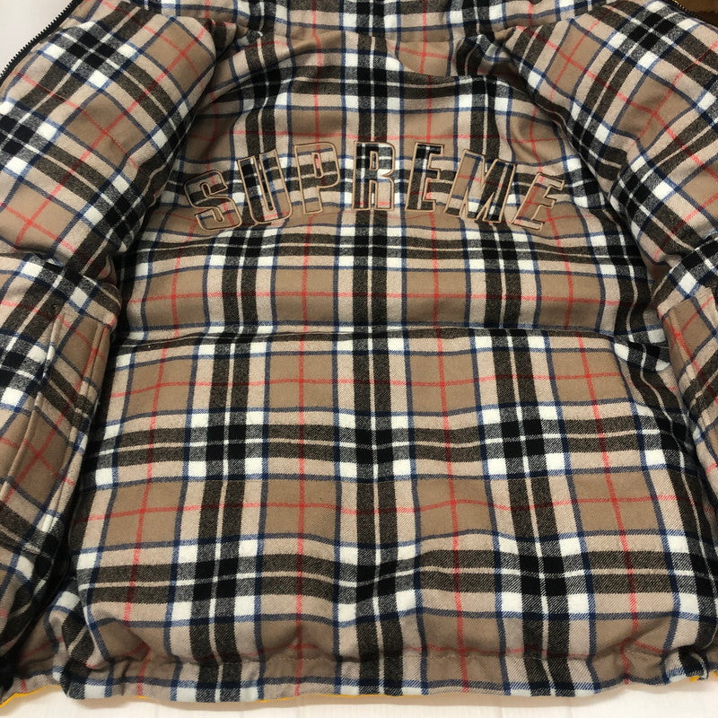 【中古品】【メンズ】 Supreme シュプリーム 24AW REVERSIBLE PUFFER JACKET リバーシブル パファージャケット アウター ダウンジャケット 149-260128-ks-11-tei サイズ：XL カラー：イエロー 万代Net店