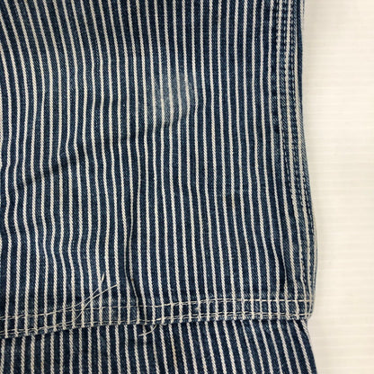 【中古品】【メンズ】  SEARS シアーズ DOUBLE KNEE HICKORYSTRIPE OVERALL WPL12559 ダブルニー エプロン付き ヒッコリーストライプ オーバーオール ボトムス パンツ 145-241228-kk-25-tei サイズ：28 カラー：ヒッコリーストライプ 万代Net店