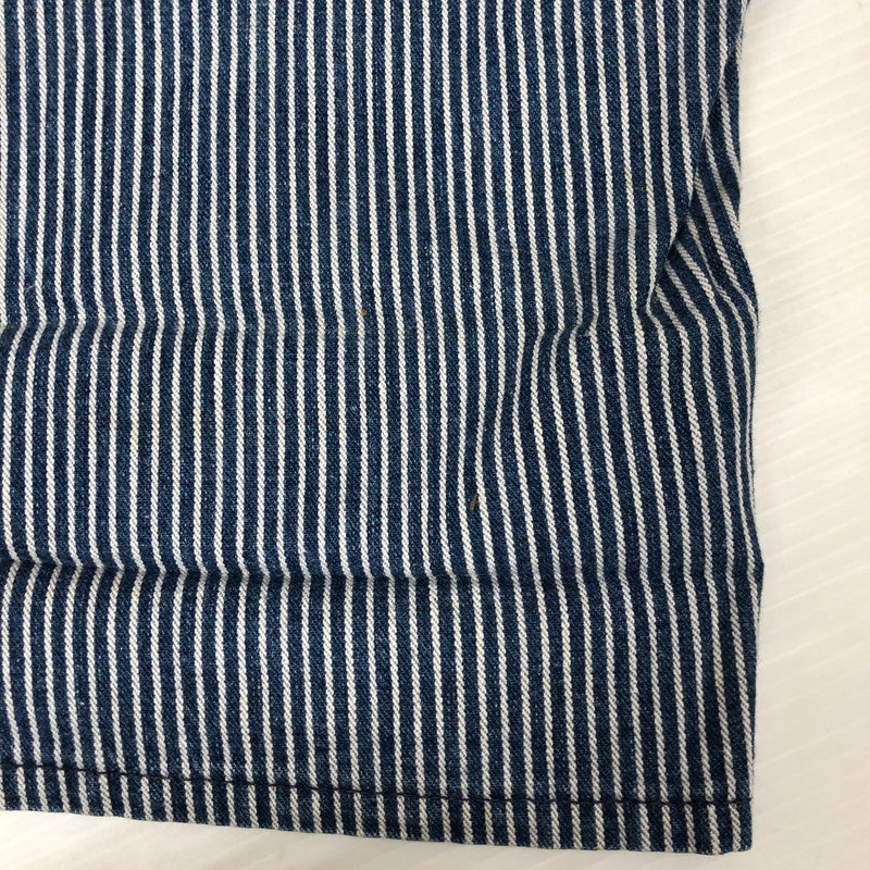 【中古品】【メンズ】  SEARS シアーズ DOUBLE KNEE HICKORYSTRIPE OVERALL WPL12559 ダブルニー エプロン付き ヒッコリーストライプ オーバーオール ボトムス パンツ 145-241228-kk-25-tei サイズ：28 カラー：ヒッコリーストライプ 万代Net店