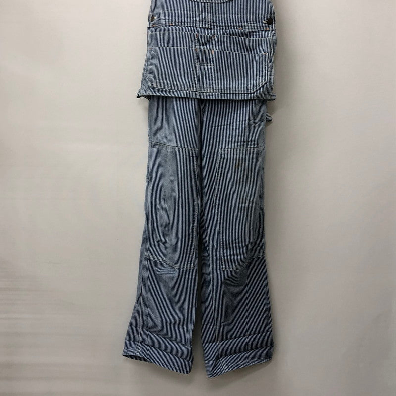 【中古品】【メンズ】  SEARS シアーズ DOUBLE KNEE HICKORYSTRIPE OVERALL WPL12559 ダブルニー エプロン付き ヒッコリーストライプ オーバーオール ボトムス パンツ 145-241228-kk-25-tei サイズ：28 カラー：ヒッコリーストライプ 万代Net店