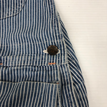 【中古品】【メンズ】  SEARS シアーズ DOUBLE KNEE HICKORYSTRIPE OVERALL WPL12559 ダブルニー エプロン付き ヒッコリーストライプ オーバーオール ボトムス パンツ 145-241228-kk-25-tei サイズ：28 カラー：ヒッコリーストライプ 万代Net店