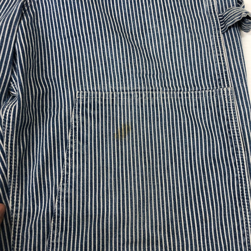 【中古品】【メンズ】  SEARS シアーズ DOUBLE KNEE HICKORYSTRIPE OVERALL WPL12559 ダブルニー エプロン付き ヒッコリーストライプ オーバーオール ボトムス パンツ 145-241228-kk-25-tei サイズ：28 カラー：ヒッコリーストライプ 万代Net店