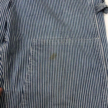 【中古品】【メンズ】  SEARS シアーズ DOUBLE KNEE HICKORYSTRIPE OVERALL WPL12559 ダブルニー エプロン付き ヒッコリーストライプ オーバーオール ボトムス パンツ 145-241228-kk-25-tei サイズ：28 カラー：ヒッコリーストライプ 万代Net店