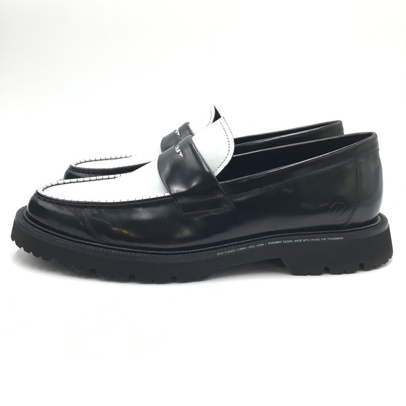 【中古美品】【メンズ】 COLE HAAN コールハーン × FRAGMENT DESIGN フラグメントデザイン 別注 コラボ AC PENNY LOAFER C38640 アメリカンクラシックス ペニーローファー 革靴 164-250322-kk-01-tei カラー：BLACK SPECTATOR/WHITE 万代Net店