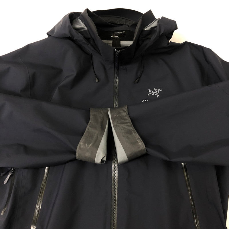 【中古品】【メンズ】 ARC'TERYX アークテリクス BETA AR JACKET 30932-139903 ベータ オールラウンドユース ジャケット ライトアウター シェルジャケット 144-241229-kk-01-tei サイズ：L カラー：ネイビー 万代Net店