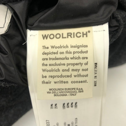 【中古品】【メンズ】 WOOLRICH ウールリッチ REVERSIBLE PADDED OVER SHIRT WOOS0037 リバーシブル パデッド オーバーシャツ ライトアウター 中綿ジャケット 144-241229-kk-03-tei サイズ：M カラー：ブラック 万代Net店