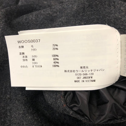 【中古品】【メンズ】 WOOLRICH ウールリッチ REVERSIBLE PADDED OVER SHIRT WOOS0037 リバーシブル パデッド オーバーシャツ ライトアウター 中綿ジャケット 144-241229-kk-03-tei サイズ：M カラー：ブラック 万代Net店