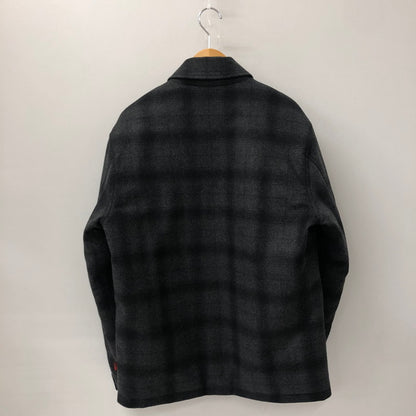 【中古品】【メンズ】 WOOLRICH ウールリッチ REVERSIBLE PADDED OVER SHIRT WOOS0037 リバーシブル パデッド オーバーシャツ ライトアウター 中綿ジャケット 144-241229-kk-03-tei サイズ：M カラー：ブラック 万代Net店