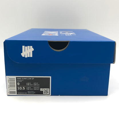 【中古美品】【メンズ】 × UNDEFEATED アンディーフィーテッド 別注 コラボ DUNK LOW SP 5 ON IT DO9329-001 ダンク ロー スペシャル スニーカー 靴 160-250402-kk-08-tei カラー：BLACK/BLACK 万代Net店