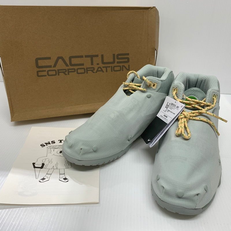 【中古品】【メンズ】 NIKE ナイキ × TRAVIS SCOTT トラヴィス スコット 別注 コラボ AIR TRAINER 1 SP GREY HAZE AND DUSTY SAGE DR7515-001 エアトレーナー1 スニーカー 靴 シューズ 160-260624-ko-10-tei サイズ：27.5cm カラー：グレー系/グリーン系 万代Net店