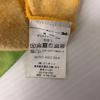 【中古品】【メンズ】  WIND AND SEA ウィンダンシー TIE DYE PULLOVER HOODIE WDS-CS-183 タイダイ プルオーバーフーディー トップス パーカー 142-241231-kk-03-tei サイズ：L カラー：レインボー 万代Net店