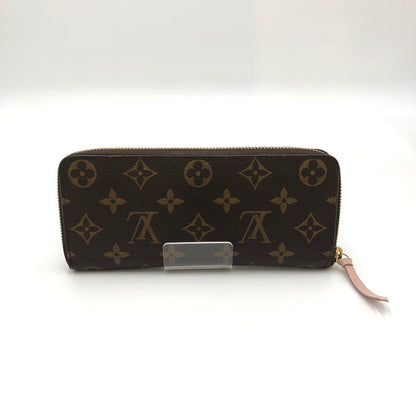 【中古品】【レディース】 LOUIS VUITTON ルイ・ヴィトン ポルトフォイユ・クレマンス モノグラム Ｍ60742 長財布 ロングウォレット ラウンドファスナー 179-250111-kk-07-tei カラー：ローズバレリーヌ 万代Net店