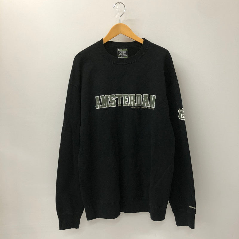【中古品】【メンズ】 Back Channel バックチャンネル 22AW AMSTERDAM CREW SWEAT アムステルダム クルースウェット トップス トレーナー 142-250110-kk-14-tei サイズ：XXL カラー：ブラック 万代Net店
