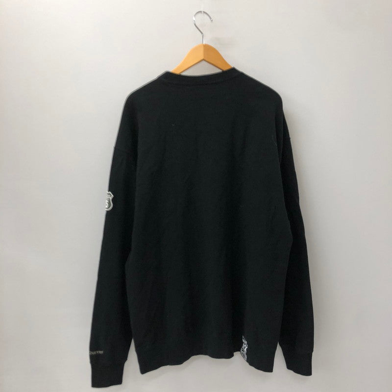 【中古品】【メンズ】 Back Channel バックチャンネル 22AW AMSTERDAM CREW SWEAT アムステルダム クルースウェット トップス トレーナー 142-250110-kk-14-tei サイズ：XXL カラー：ブラック 万代Net店