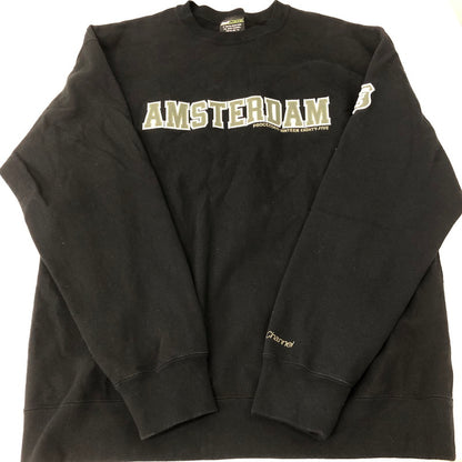 【中古品】【メンズ】 Back Channel バックチャンネル 22AW AMSTERDAM CREW SWEAT アムステルダム クルースウェット トップス トレーナー 142-250110-kk-14-tei サイズ：XXL カラー：ブラック 万代Net店