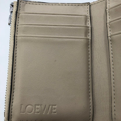 【中古品】【レディース】 LOEWE ロエベ VERTICAL WALLET SMALL バーティカルウォレット スモール 財布 服飾雑貨 181-250111-kk-10-tei カラー：ローズマリー/タン 万代Net店