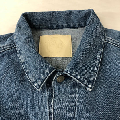 【中古美品】【メンズ】  KEBOZ ケボズ 23AW DENIM JACKET BLUE デニムジャケット ライトアウター 142-250110-kk-06-tei サイズ：L カラー：ライトインディゴ 万代Net店