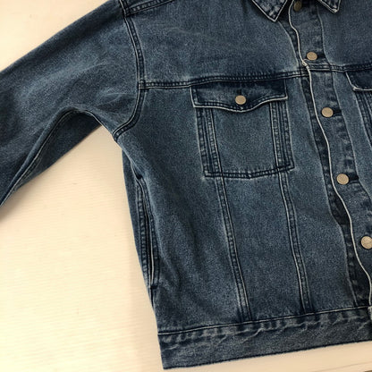 【中古美品】【メンズ】  KEBOZ ケボズ 23AW DENIM JACKET BLUE デニムジャケット ライトアウター 142-250110-kk-06-tei サイズ：L カラー：ライトインディゴ 万代Net店