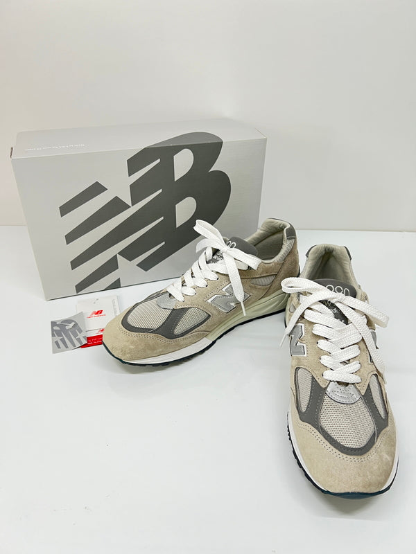 【中古品】【メンズ】 NEW BALANCE ニューバランス 990V2 M990GY2 ローカット スニーカー 靴 MADE IN USA 162-260718-kk-20-hon カラー：GRAY 万代Net店