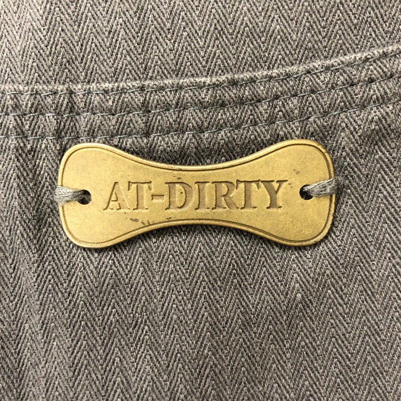 【中古品】【メンズ】 AT-DIRTY アットダーティー COVERALL JACKET NOM-68 カバーオールジャケット ライトアウター 145-250117-kk-10-tei サイズ：S カラー：チャコール 万代Net店